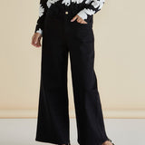 Wilma Wide Leg Jean - Black