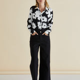 Wilma Wide Leg Jean - Black