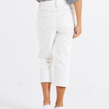 Alessi Crop Jean - White