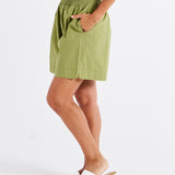 Pomona Cotton Short - Pistachio