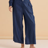 Rio Relaxed Pant - Dark Blue Wash