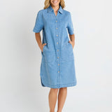 Dawson Denim Dress - Blue Medium