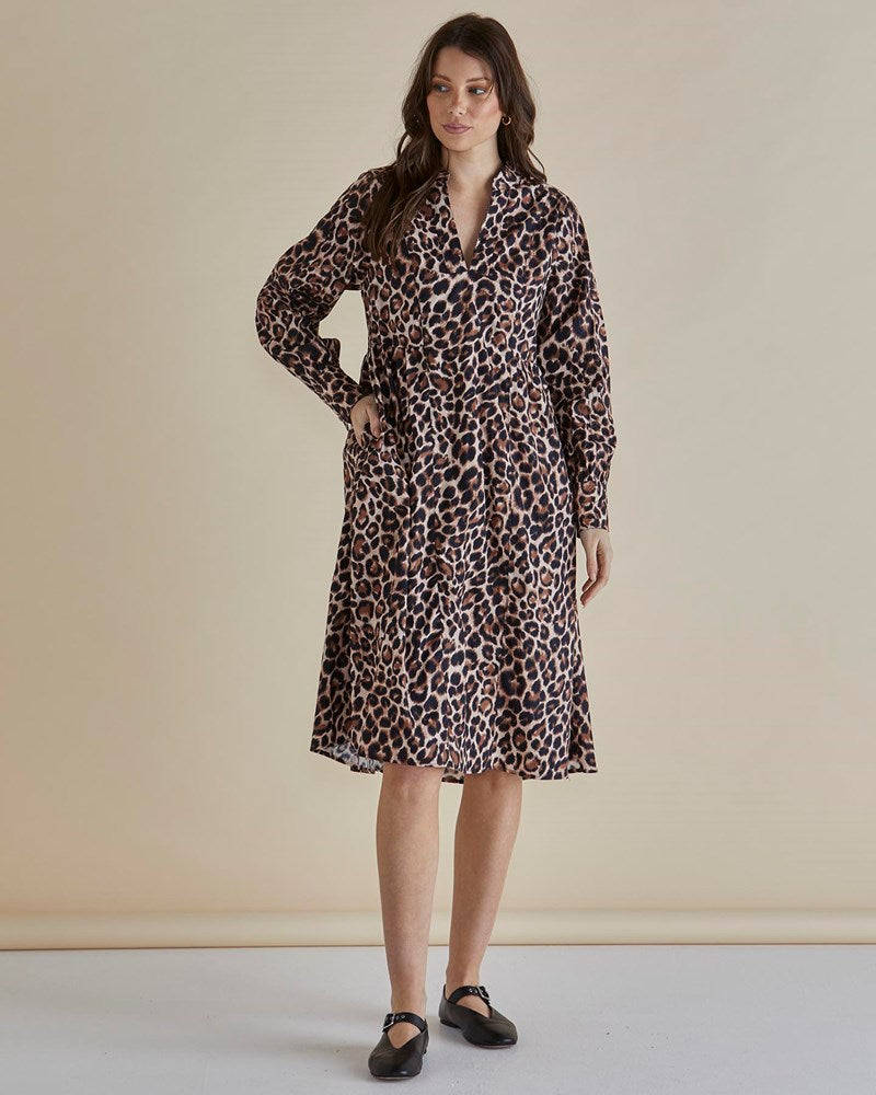 Chardonnay Dress - Leopard