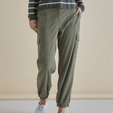 Lacey Lyocell Cargo Jogger - Khaki