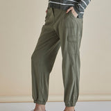 Lacey Lyocell Cargo Jogger - Khaki