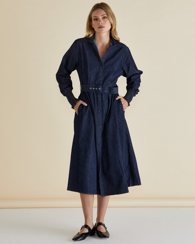 Denmark Denim Dress - Dark Ink