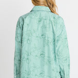 Sage Shirt - Green Stripe