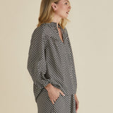 Apollo Blouse - Chocolate Print