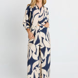 Zander Pant - Navy Floral Print