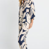 Zander Pant - Navy Floral Print
