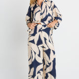 Zander Pant - Navy Floral Print