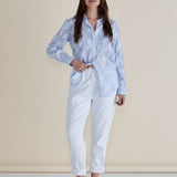 Lace Stripe Shirt - Lace Floral