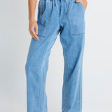 Quinn Cotton Jogger - Blue Medium