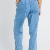 Quinn Cotton Jogger - Blue Medium