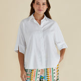 Lynwood Linen Shirt - White