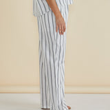 Zaza Relax Pant - Black/White Stripe
