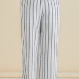 Zaza Relax Pant - Black/White Stripe