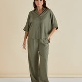 Zaza Relax Pant - Olive