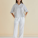 Zaza Relax Pant - White