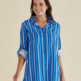 Mills Shirt - Blue Stripe