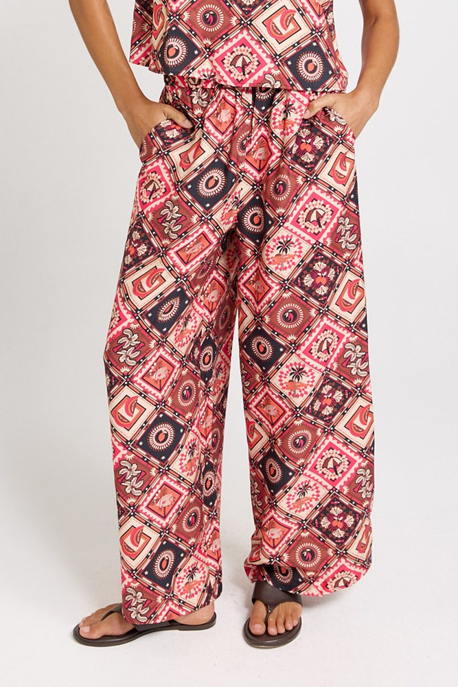 Sable Wide Leg Pant - Coco Print | Betty Basics