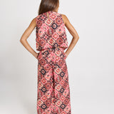 Sable Wide Leg Pant - Coco Print