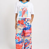 Sable Wide Leg Pant - Mediterranean Print | Betty Basics