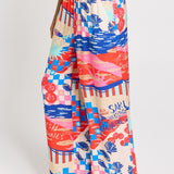 Sable Wide Leg Pant - Mediterranean Print | Betty Basics