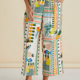 Sable Wide Leg Pant - Paradise Print