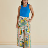 Sable Wide Leg Pant - Paradise Print