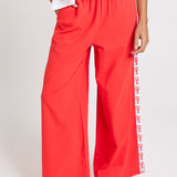 Sable Wide Leg Pant - Red | Betty Basics