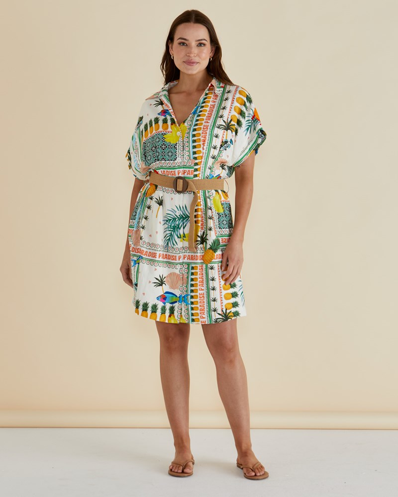 Archer Dress - Paradise Print