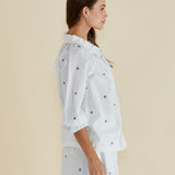 Charli Blouse - Black Floral Print