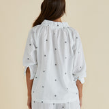 Charli Blouse - Black Floral Print