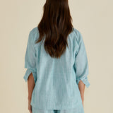 Charli Blouse - Green Stripe