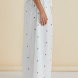 Tatum Wide Leg Pant - Black Floral Print