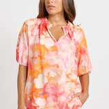 Joanne Blouse - Brushed Floral Print | Betty Basics