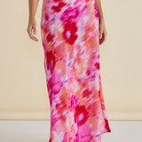 Mindy Skirt - Floral Abstract Print