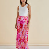 Mindy Skirt - Floral Abstract Print