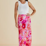 Mindy Skirt - Floral Abstract Print