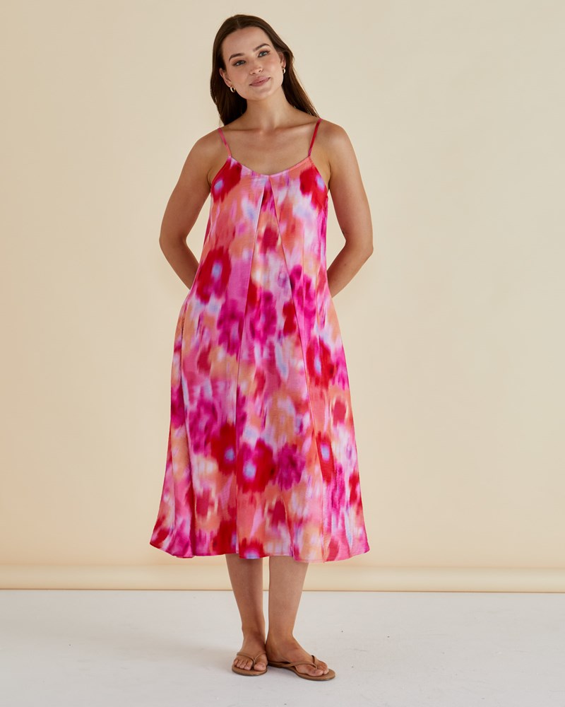 Harriet Dress - Floral Abstract Print