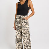 Saffra Relax Leg Jean - Animal | Betty Basics