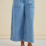 Saffra Relax Leg Jean - Medium Wash
