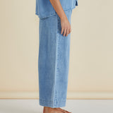 Saffra Relax Leg Jean - Medium Wash