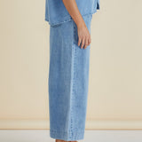 Saffra Relax Leg Jean - Medium Wash