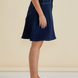 Glinda Denim Skirt - Blue Indigo
