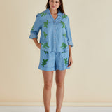 Daria Lyocell Shirt - Leaf Mid Wash