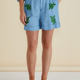 Daria Lyocell Short - Leaf Mid Wash