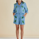 Daria Lyocell Short - Leaf Mid Wash