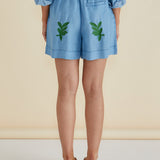 Daria Lyocell Short - Leaf Mid Wash